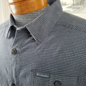 Great Gray Check Columbia Camp Shirt XL